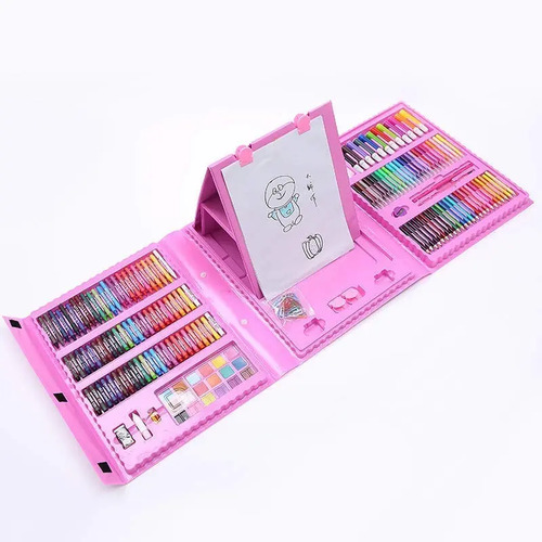208 Piezas Arte Niños, Kits Arte Dibujo, Lápices De Colores