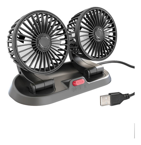 Usb Recargable Mini Coche Fan /