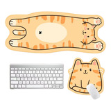 2 En 1 Linda Mouse Pad Grande, Kawaii Cat Kitty A