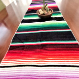 Camino De Mesa De Sarape / Textil Mexicano