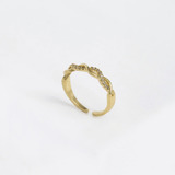 Anillo Otoño En Oro Láminado 18k Ajustable 