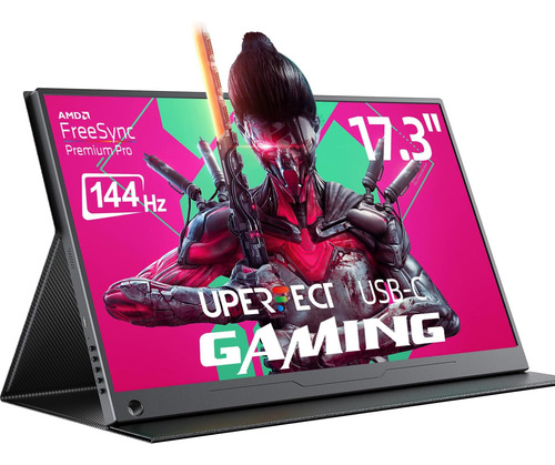 Uperfect Monitor Portátil, 17.3 144hz Monitor De Juegos Port