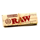 Papel Para Armar Raw Connoisseur Sedas Organic 1/4 + Tips