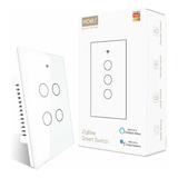 Apagador Inteligente Zigbee 3.0 Moes 4 Botones Alexa, Google