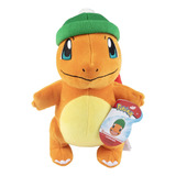 Pokémon - Juguete De Peluche Charmander Navideño De 8 Pulgad