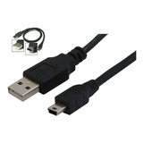 Cabo Dados Usb P/ Gps Garmim Nuvi 30 40 50 52 54 200 205 Cor Preto