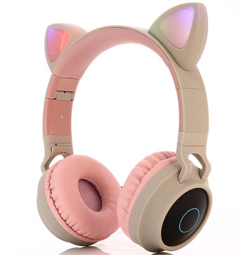 Auriculares Cat Ear Niños Headsets Led Flash Bluetooth