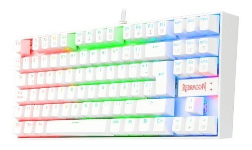 Teclado Mecanico Redragon Kumara Rgb White K552w - Superplay