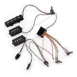 3 Banda Amp Eq Pré-amplificador Circuito Baixo Guitarra Uiyt