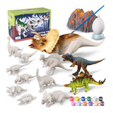 Kit De Pintura De Dinosaurios 3d Con 12 Dinos Para Nios De 3