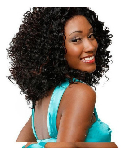 Nuevo Peluca Afro Rizada Corta Para Mujer