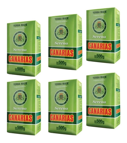 Yerba Serena Canarias Compuesta Con Hierbas 500gr. X6