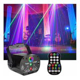 Mini Projetor Laser Stage Light Jogo De Luzes Control Remote