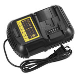 Cargador Dcb105 Compatible Dewalt 12 V/20 V Max Baterí...