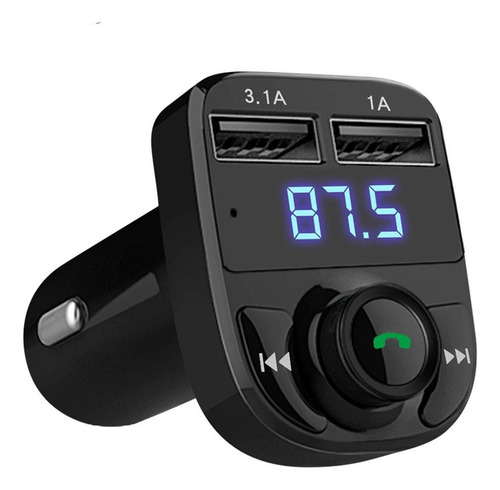 Receptor Bluetooth Autos Transmisor Fm Mp3 Carga Rapida Usb