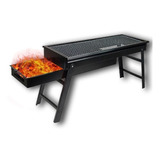 Parrillera Para Asado Plegable Portatil Xl 60x22x33 