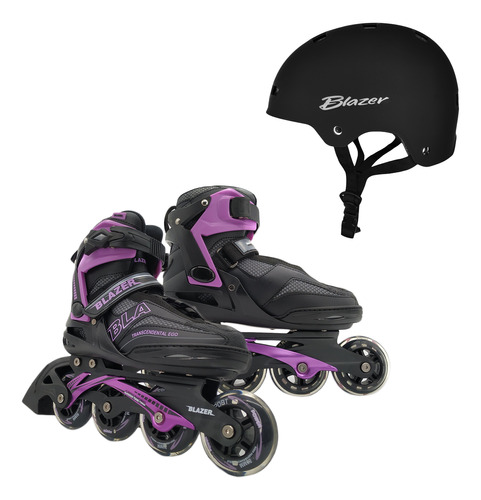 Patines Profesionales Fitness Shm Uso Rudo + Casco