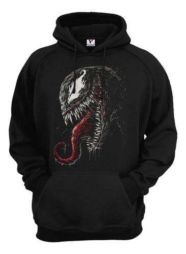 Sudadera Venom, Unisex Con Capucha Y Cangurera