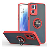 Case Rígida + Mica Para iPhone Funda Uso Rudo Anillo Stand