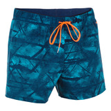 Traje De Baño Natación Swimshort 100 Tex Hombre Azul Corto N