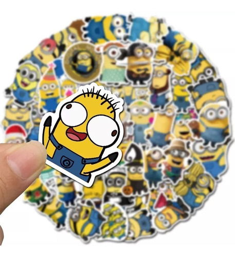 Stickers Autoadhesivos - Minions (50 Unidades)