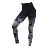 Leggin Deportivos Mujer Para Yoga,tie-dye Degradada Ropa Gym