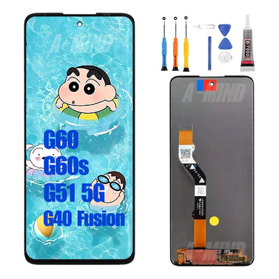 A-MIND Pantalla Ori Para Moto G60\u002F G60s\u002F G40 Fusion\u002F G51 5g Xt2135-1, Xt2135-2, Mc38b,xt2133-2,xt2171-2, Xt2171-1, Mc3c2, Xt2133-1 | Envío gratis