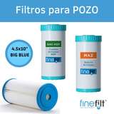 3 Cartuchos De Repuesto Para Filtro-agua De Pozo  4.5 X10 