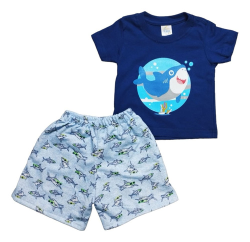 Conjunto Bebe Burda Shark