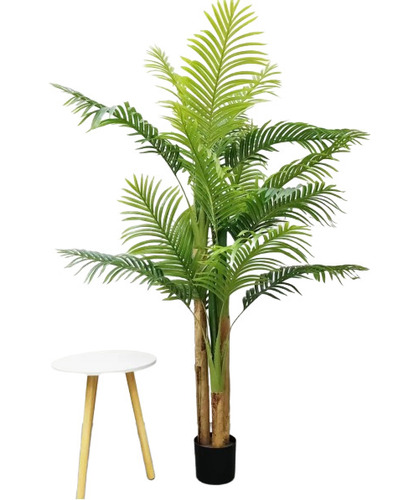 Árbol Artificial Dypsis 1.50m +maceta De Regalo Alta Calidad