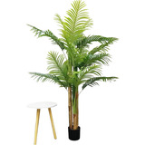 Árbol Artificial Dypsis 1.50m +maceta De Regalo Alta Calidad