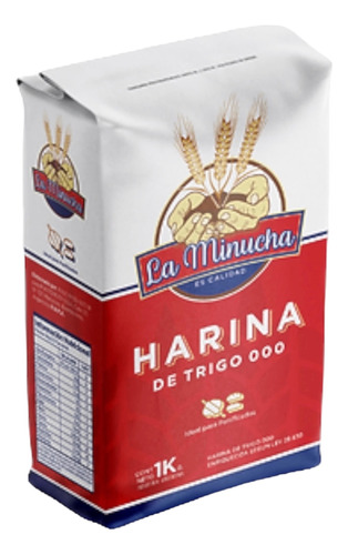 Oferta! Harina De Trigo 000 La Minucha 1kg Ideal Panificados