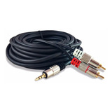 Cabo 2 Rca X P2 Stereo Profissional 5 Metros