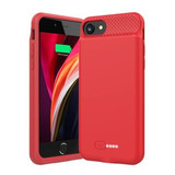 Funda Con Bateria Para iPhone 6/6s/7/8/se 2020/se 2022 Rojo