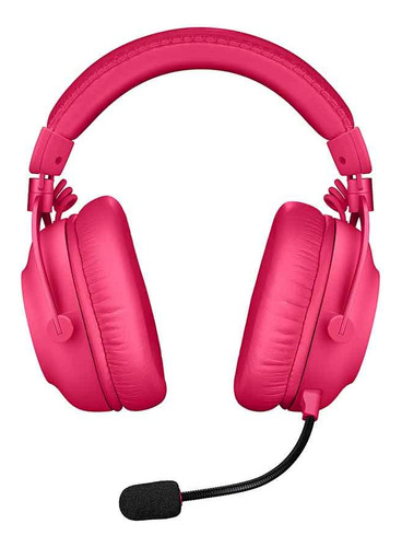 Headset Gamer Logitech G Pro X 2 Lightspeed Sem Fio Magenta