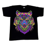 Camisetas De Mandalas Lobo