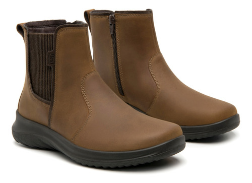 Bota Tan Outdoor Flexi Country Mujer Cierre Interno 125902