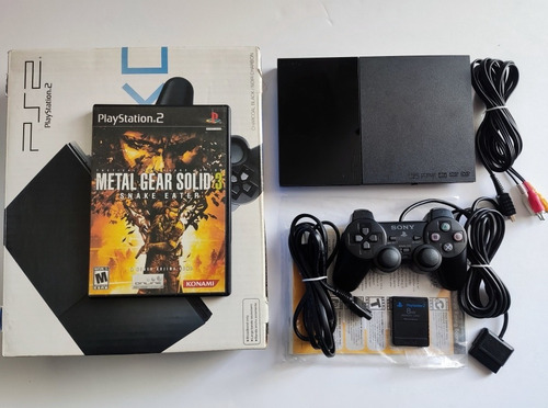 Sony Playstation 2 Slim Ps2 + 1control +caja+memory+ Mgs3