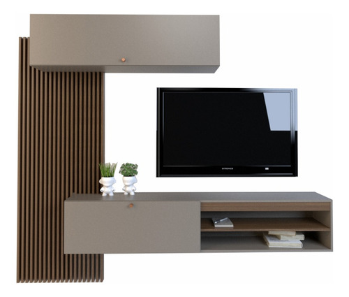 Modular Rack Tv Flotante Centro De Entretenimiento Living 