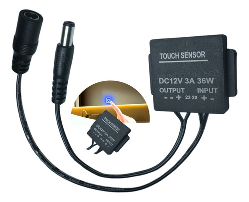 Dimmer Sensor De Toque Para Fita Neon Led Espelhos 12v 24v