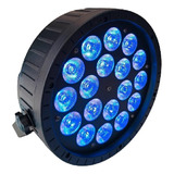 Refletor Led 18x18w Rgbwa+uv Bivolt Dmx Plug Powercon Abs 110v/220v