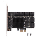 Tarjeta De Expansión Pci-express X1 Sata 3.0 De 12 Puertos