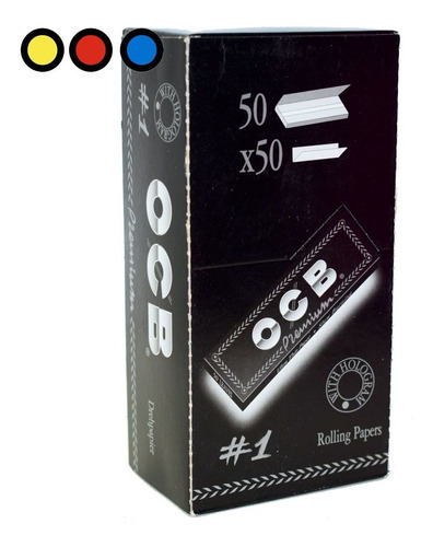 Papel Ocb Premium Negro 70mm X 50