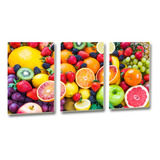 Cuadro Decorativo Frutas Ideal Para Comedor  50x90