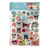 Stickers Puffy 3d Glitter Sanrio 