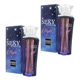 Kit 2 Perfumes Sexy Woman Night 100ml Feminino Paris Elysees