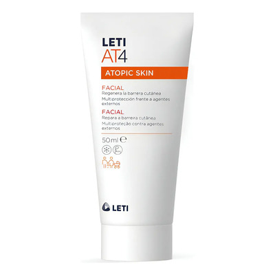Leti At4 Facial Piel Atópica Y Seca 50ml  | Envío gratis