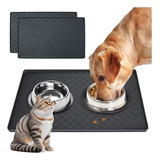 Alfombrilla Plegable For Comida De Perros Y Gatos, 2 Uds.,