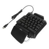 Teclado Mecánico Teclado De Una Mano Con Cable Usb De 35 Tec