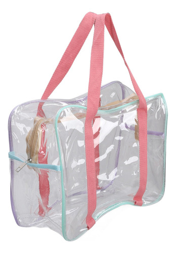 . Bolsos Grandes Transparentes Con Capacidad De Maquillaje,